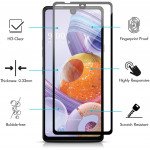 Wholesale LG Stylo 6 Tempered Glass Screen Protector 10pc Pack (Clear Black Edge)